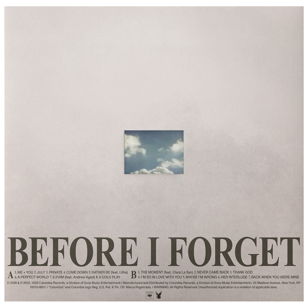 BEFORE I FORGET SIGNED EXCLUSIVE VINYL